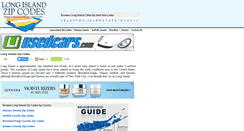Desktop Screenshot of longislandzipcodes.com